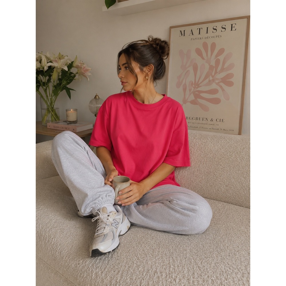 a new day Bright Red Short Sleeve Crewneck Tee